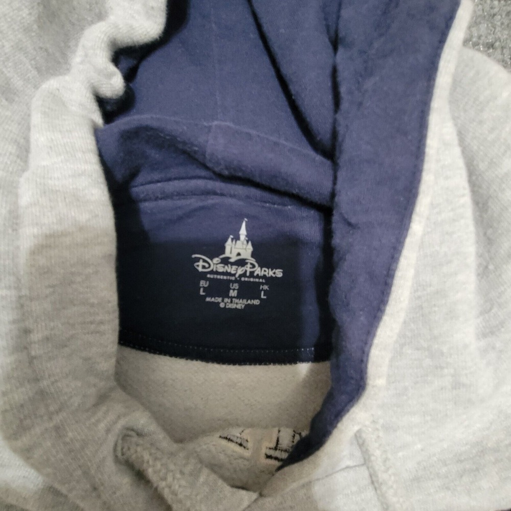 Disneyland Hoodie Men's L Mickey Mouse Authentic 1955 Smartphone Pocket - Picture 4 of 10